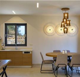  3 bedroom stone villa with pool & seaview, near Acharavi, sleeps 6